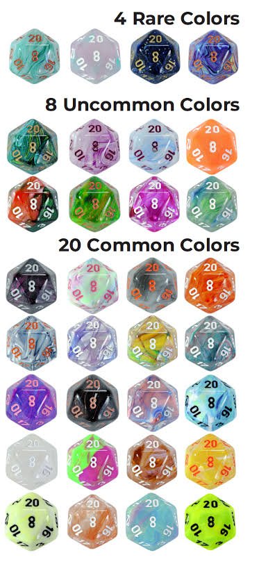 Hidden Wonders RPG Dice Set (1 set) | Chessex - Con T de Tlacuache - Chessex