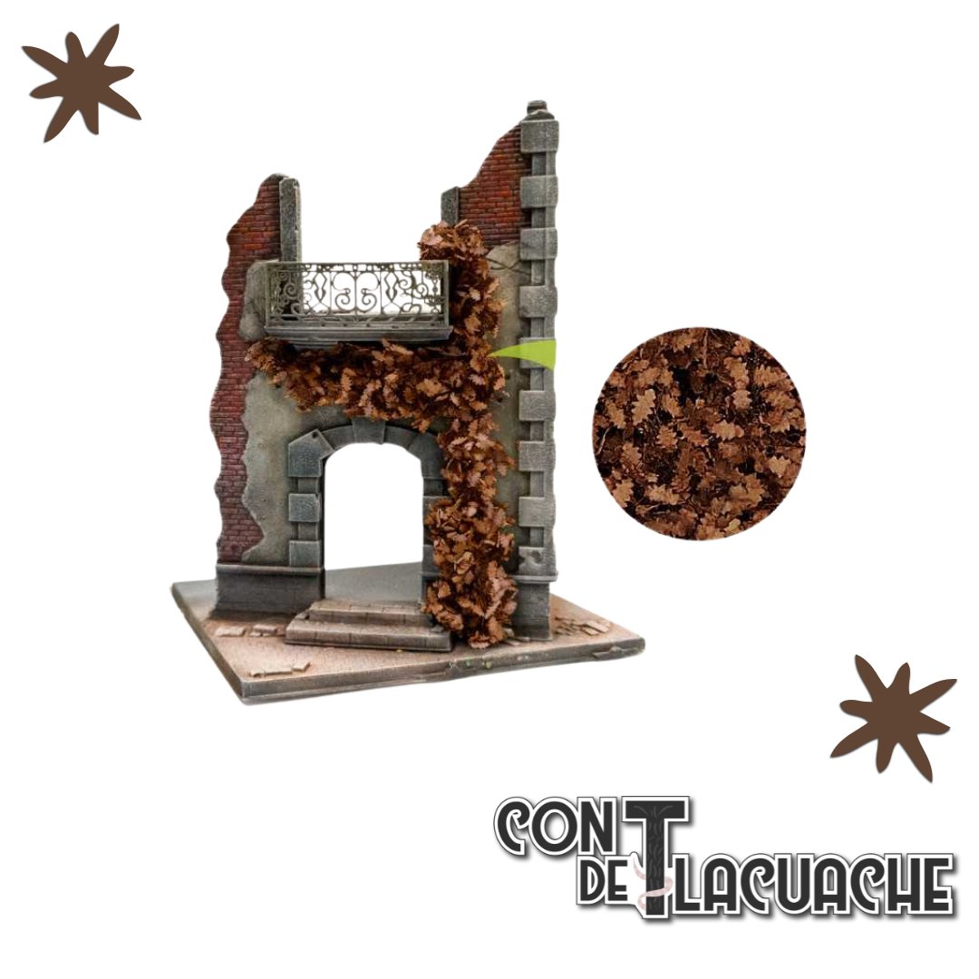 Hiedra modelismo / Ivy sheets - Oak Brown | Green Stuff World - Con T de Tlacuache - Green Stuff World