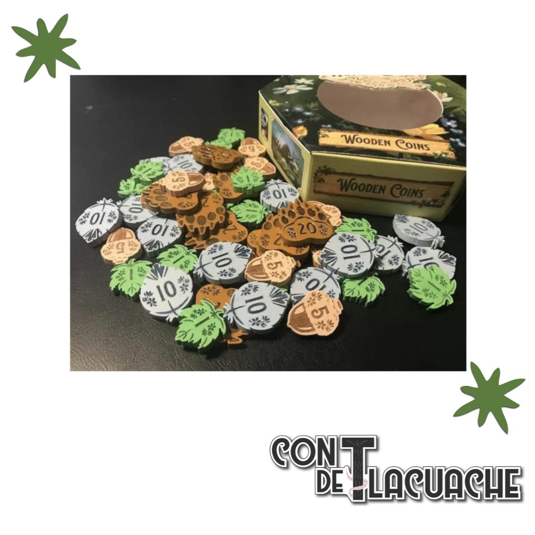 Honey Buzz Wooden Coins | Elf Creek Games - Con T de Tlacuache - Con T de Tlacuache