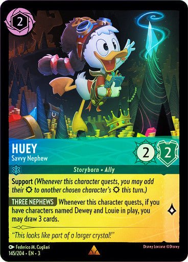 Huey - Savvy Nephew (Cold Foil) - Con T de Tlacuache - Ravensburger