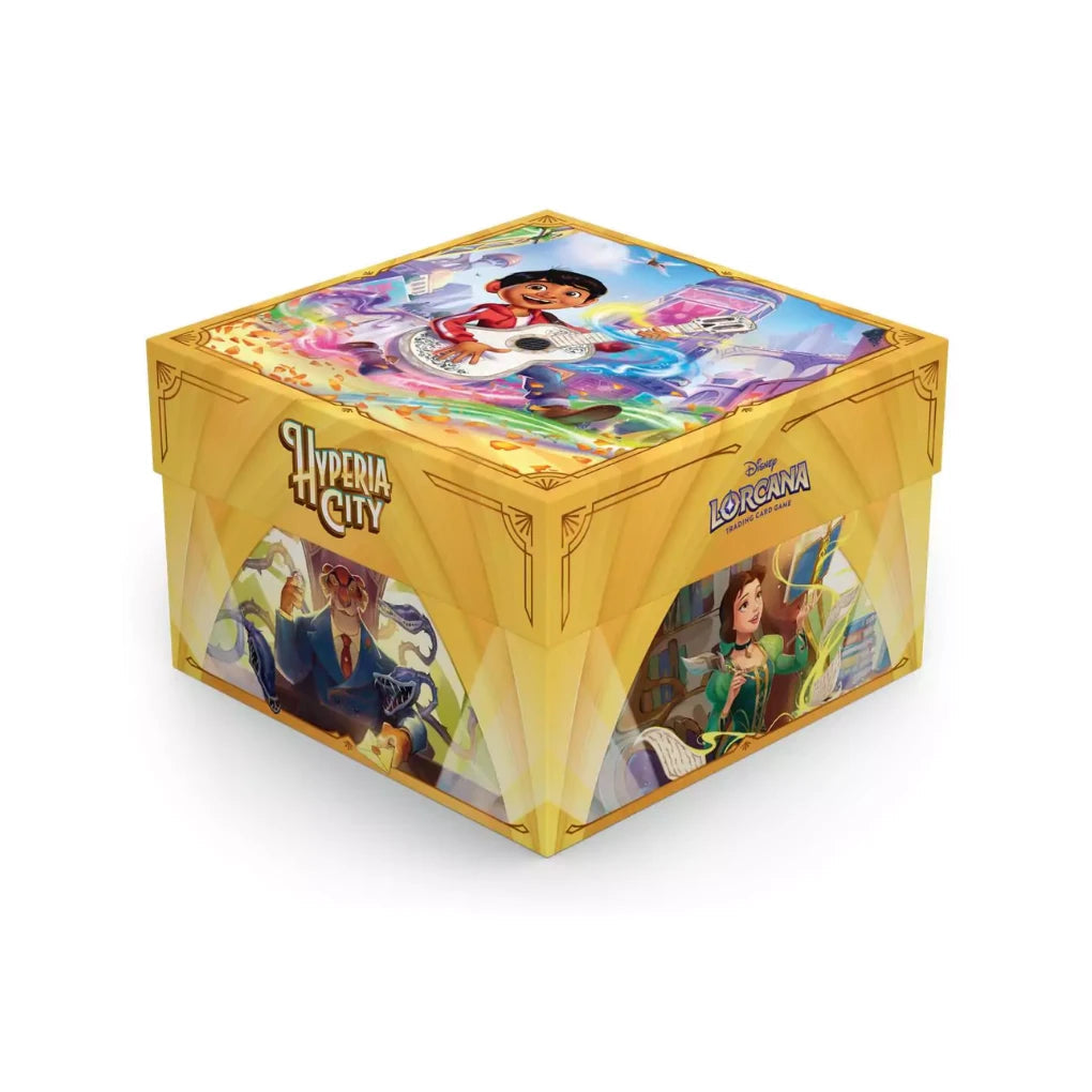 Disney Lorcana Hyperia City Illumineer's Trove en inglés