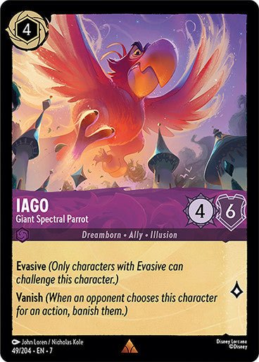 Iago - Giant Spectral Parrot (Non - foil) - Con T de Tlacuache - Ravensburger