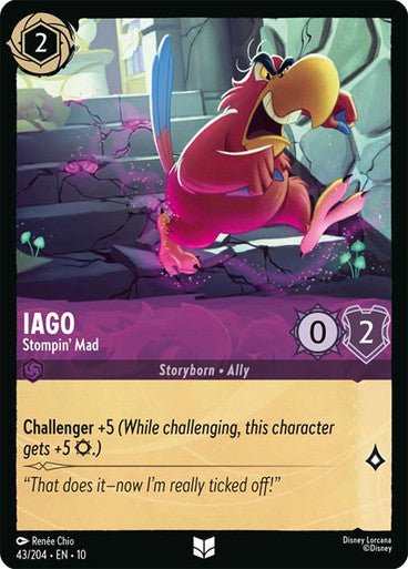 Iago (Non - foil) - Con T de Tlacuache - Ravensburger