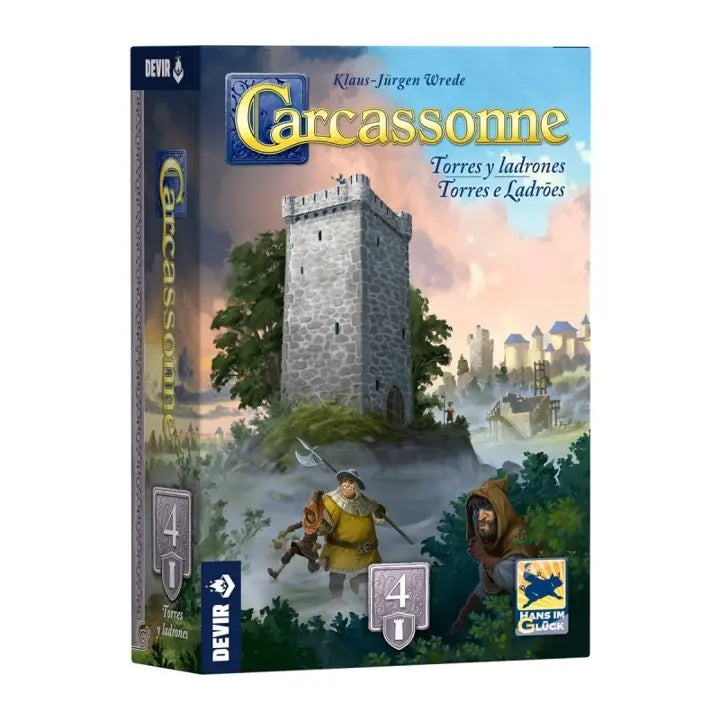 Carcassonne Expansión 4: Torres y Ladrones| Devir