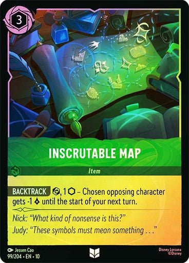 Inscrutable Map (Cold Foil) - Con T de Tlacuache - Ravensburger