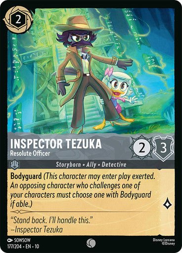 Inspector Tezuka (Non - foil) - Con T de Tlacuache - Ravensburger