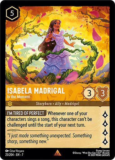 Isabela Madrigal - In the Moment (Non - foil) - Con T de Tlacuache - Ravensburger