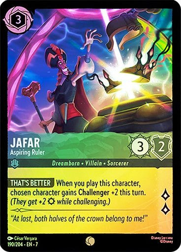 Jafar - Aspiring Ruler (Cold Foil) - Con T de Tlacuache - Ravensburger