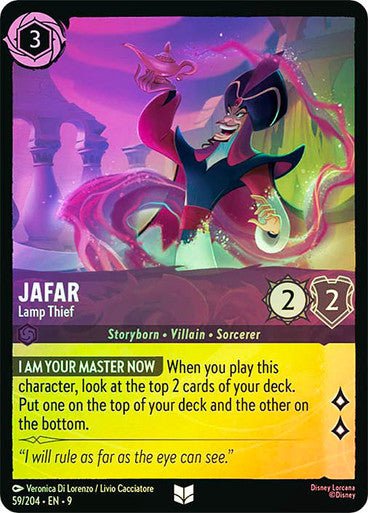 Jafar - Lamp Thief (Cold Foil) - Con T de Tlacuache - Ravensburger