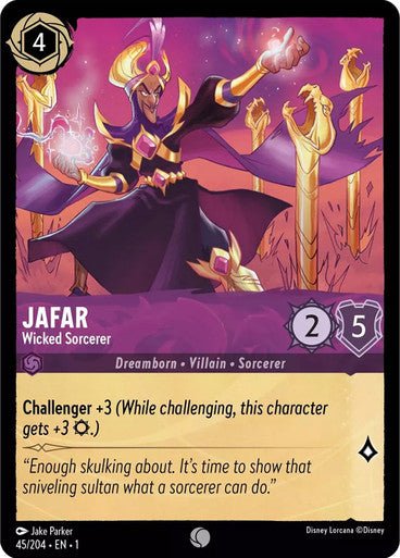 Jafar - Wicked Sorcerer ( Non - foil ) - Con T de Tlacuache - Ravensburger