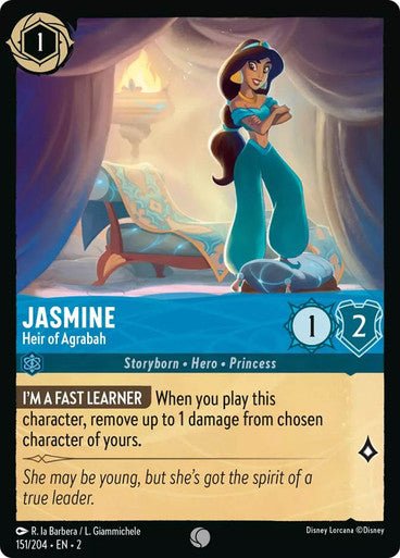 Jasmine - Heir of Agrabah (Non - foil) - Con T de Tlacuache - Ravensburger