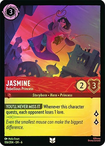 Jasmine - Rebellious Princess ( Cold Foil ) - Con T de Tlacuache - Ravensburger