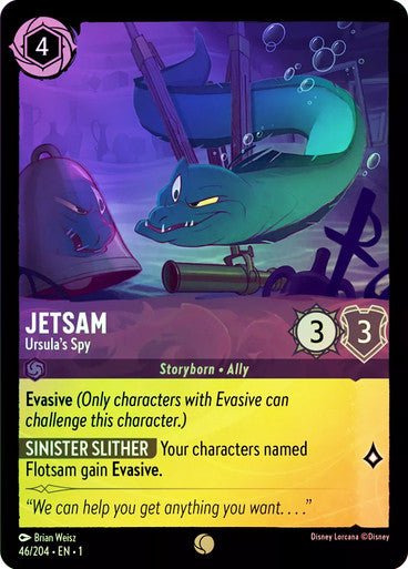 Jetsam - Ursula's Spy ( Cold Foil ) - Con T de Tlacuache - Ravensburger