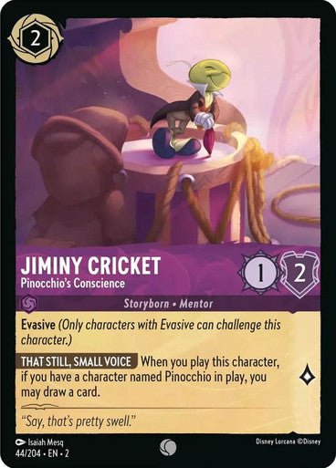 Jiminy Cricket - Pinocchio's Conscience (Non - foil) - Con T de Tlacuache - Ravensburger