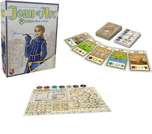 Joan of Arc Orleans Draw & Write | Capstone Games - Con T de Tlacuache - Capstone Games