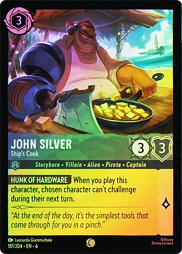 John Silver - Ship's Cook ( Cold Foil ) - Con T de Tlacuache - Ravensburger