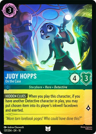 Judy Hopps (Cold Foil) - Con T de Tlacuache - Ravensburger