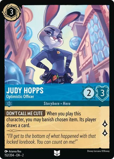 Judy Hopps - Optimistic Officer (Non - foil) - Con T de Tlacuache - Ravensburger