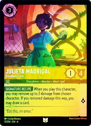 Julieta Madrigal - Excellent Cook ( Cold Foil ) | Ravesburger - Con T de Tlacuache - Ravensburger