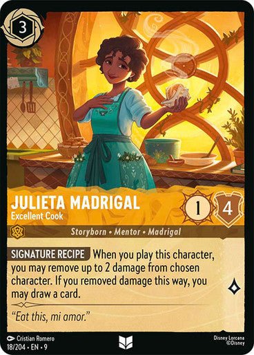 Julieta Madrigal - Excellent Cook (Non - foil) - Con T de Tlacuache - Ravensburger