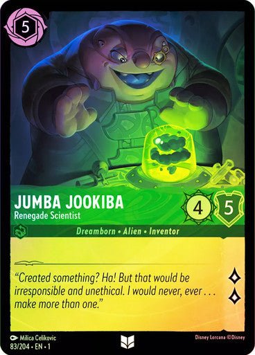 Jumba Jookiba - Renegade Scientist ( Cold Foil ) - Con T de Tlacuache - Ravensburger