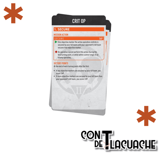 Kill Team Approved Ops Cards 2025 (Eng) | Games Workshop - Con T de Tlacuache - Games Workshop