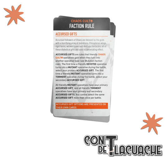 Kill Team Datacards Chaos Cult | Games Workshop - Con T de Tlacuache - Games Workshop