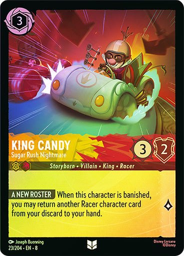 King Candy - Sugar Rush Nightmare (Cold Foil) - Con T de Tlacuache - Ravensburger
