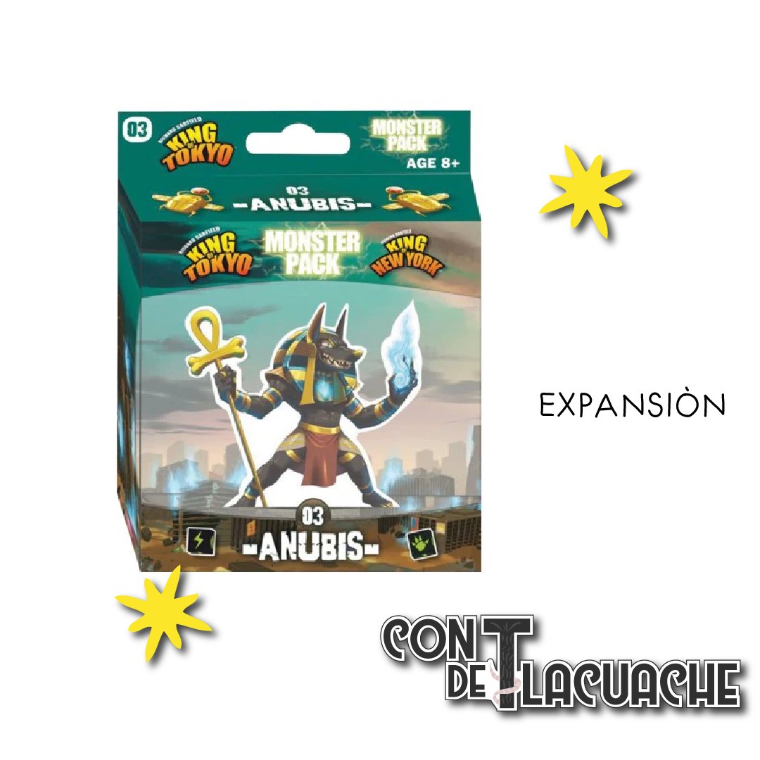King of Tokyo / New York Expansión Anubis | Iello - Con T de Tlacuache - iello