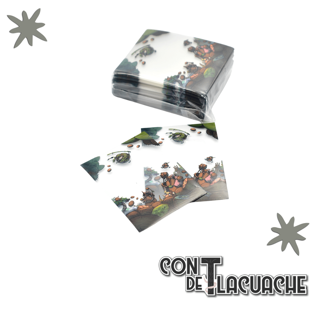 Kiwi Chow Down – Card Sleeves - Con T de Tlacuache - Draco Studios