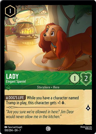 Lady - Elegant Spaniel (Non - foil) - Con T de Tlacuache - Ravensburger