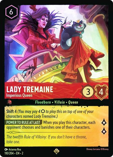 Lady Tremaine - Imperious Queen (Cold Foil) - Con T de Tlacuache - Ravensburger