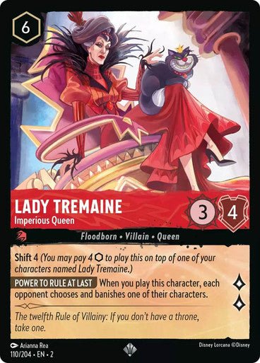 Lady Tremaine - Imperious Queen (Non - foil) - Con T de Tlacuache - Ravensburger