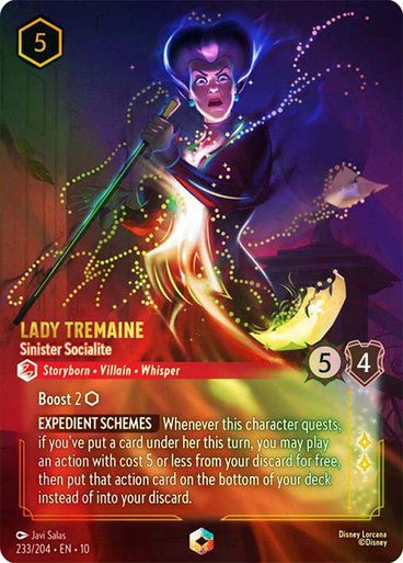 Lady Tremaine (Inkwash Foil) - Con T de Tlacuache - Ravensburger