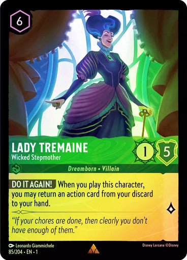 Lady Tremaine - Wicked Stepmother ( Cold Foil ) - Con T de Tlacuache - Ravensburger