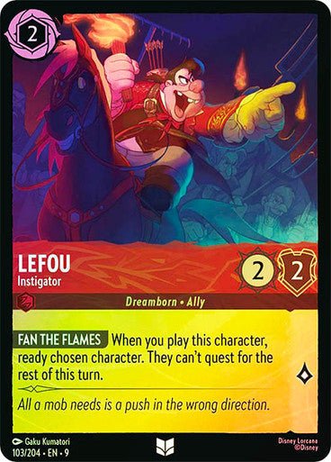 Lefou - Instigator (Cold Foil) - Con T de Tlacuache - Ravensburger