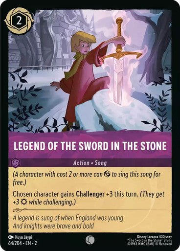 Legend of the Sword in the Stone (Non - foil) - Con T de Tlacuache - Ravensburger
