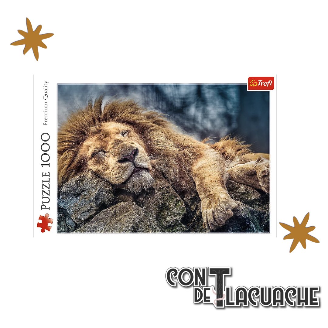 Leon Dormido (1000pzas) | Trefl - Con T de Tlacuache - Trefl