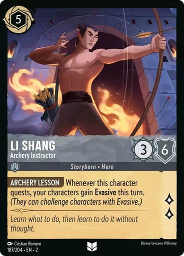 Li Shang - Archery Instructor (Non - foil) - Con T de Tlacuache - Ravensburger