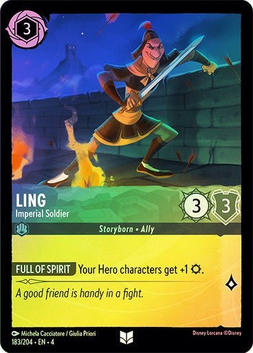 Ling - Imperial Soldier ( Cold Foil ) | Ravesburger - Con T de Tlacuache - Ravensburger