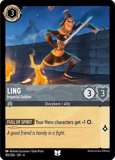 Ling - Imperial Soldier ( Non - foil ) | Ravesburger - Con T de Tlacuache - Ravensburger