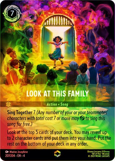 Look at this Family ( Inkwash Foil ) | Ravesburger - Con T de Tlacuache - Ravensburger