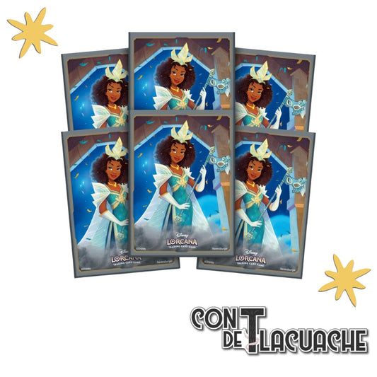 Lorcana Card Sleeves Tiana Shimmering Skies | Ravensburger - Con T de Tlacuache - Lorcana
