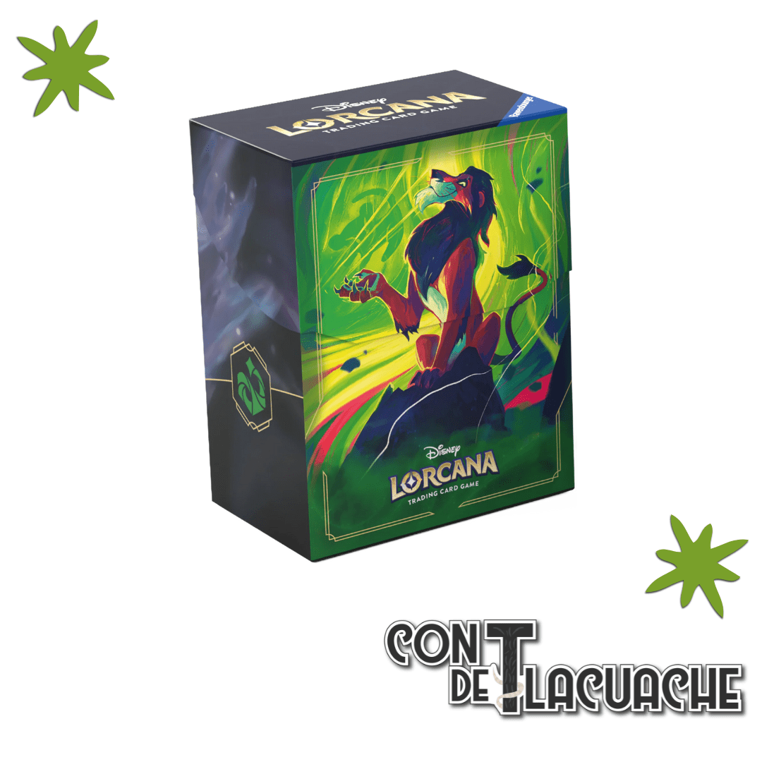 Lorcana Deck Box Scar Deckbox Azurite Sea | Ravensburger - Con T de Tlacuache - Lorcana