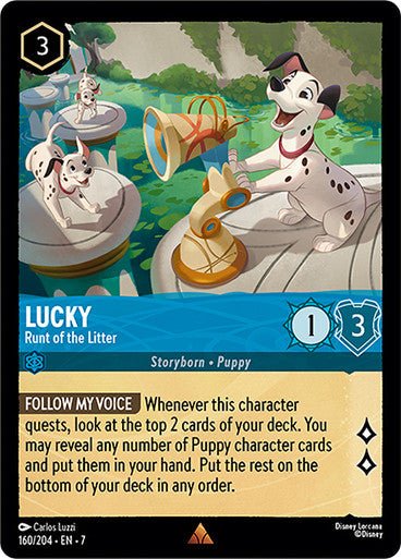 Lucky - Runt of the Litter (Non - foil) - Con T de Tlacuache - Ravensburger