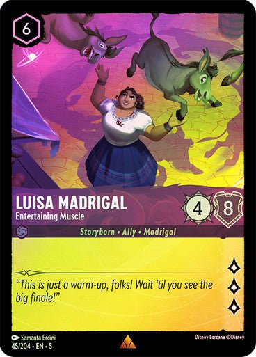 Luisa Madrigal - Entertaining Muscle (Cold Foil ) - Con T de Tlacuache - Ravensburger