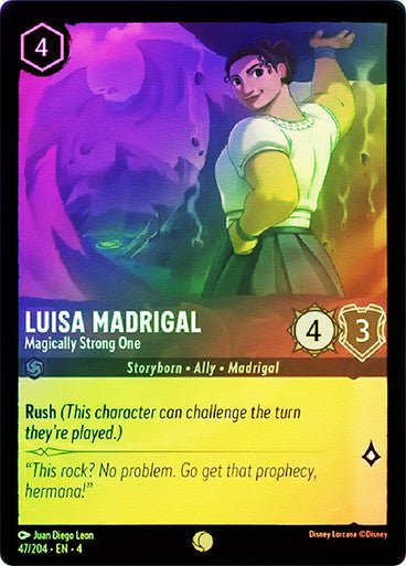 Luisa Madrigal - Magically Strong One ( Cold Foil ) | Ravesburger - Con T de Tlacuache - Ravensburger
