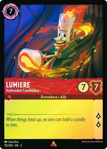 Lumiere - Hotheaded Candelabra (Cold Foil) - Con T de Tlacuache - Ravensburger