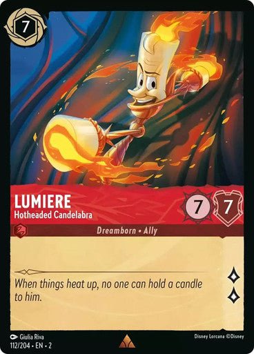 Lumiere - Hotheaded Candelabra (Non - foil) - Con T de Tlacuache - Ravensburger