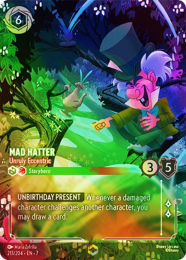 Mad Hatter - Unruly Eccentric (Inkwash Foil) - Con T de Tlacuache - Ravensburger